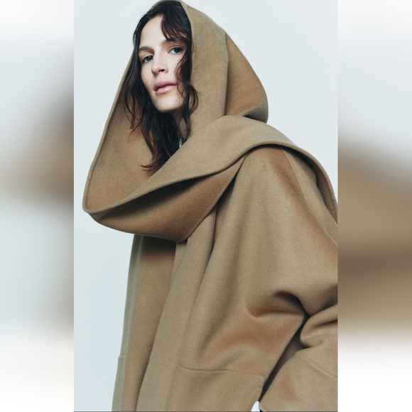 BNWT! DOUBLE SIDED WOOL COAT ZW COLLECTION( original price 429 plus tax) - Picture 5 of 10